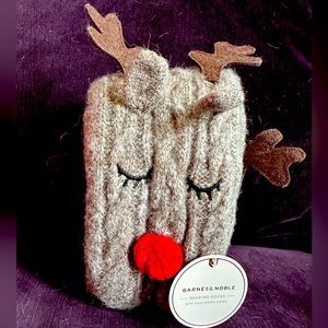 NWT - Rudolph the Red Nose Reindeer reading socks